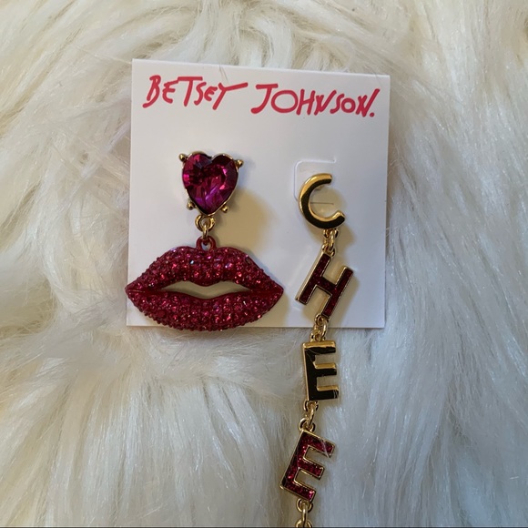 Betsey Johnson Cheers Earrings - NWT - New on Card - Picture 4 of 9